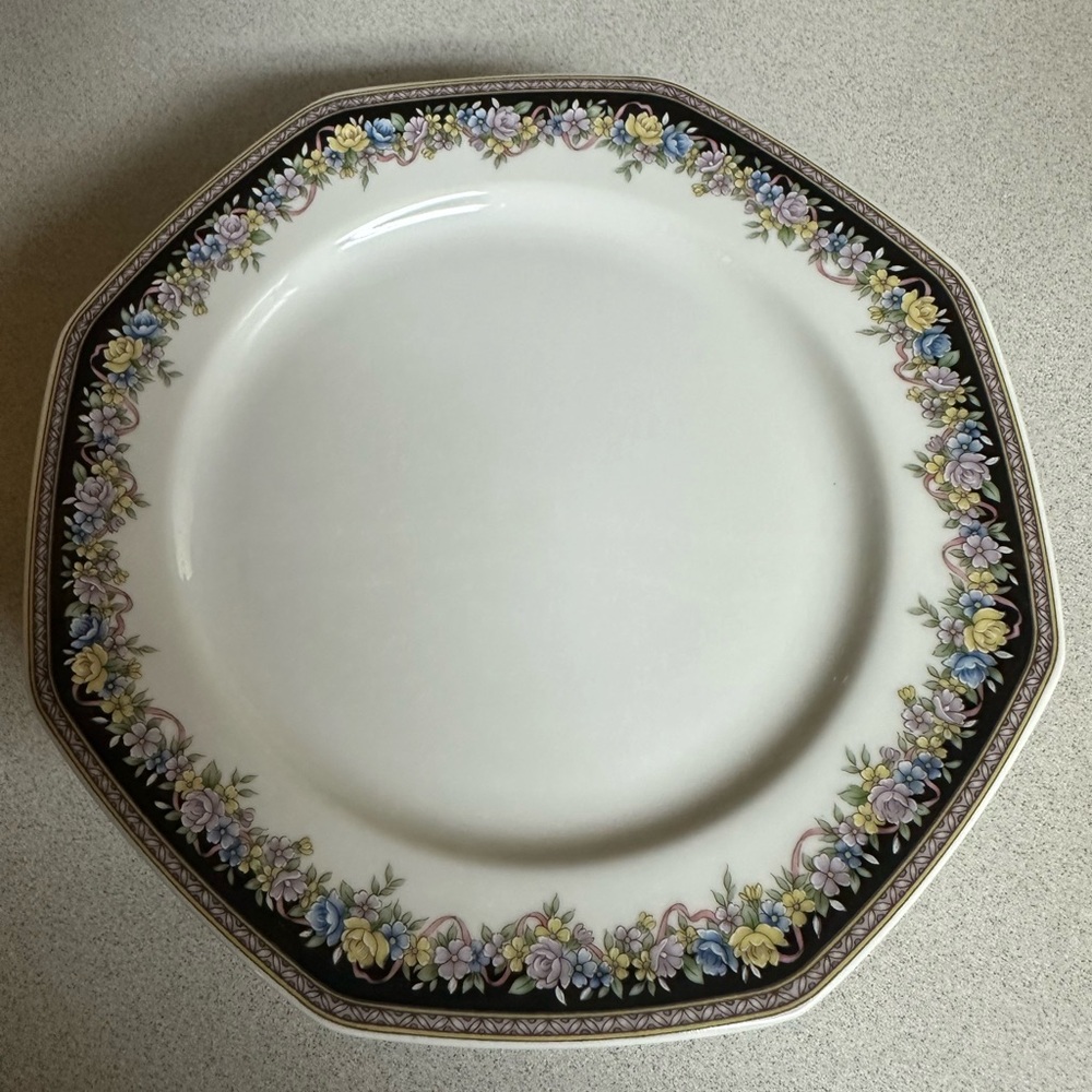 Set of 4 Christopher Stuart Evening Terrace Salad Plates 8” Art Deco‎ MCM